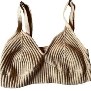 Wild fable tan bralette tank top